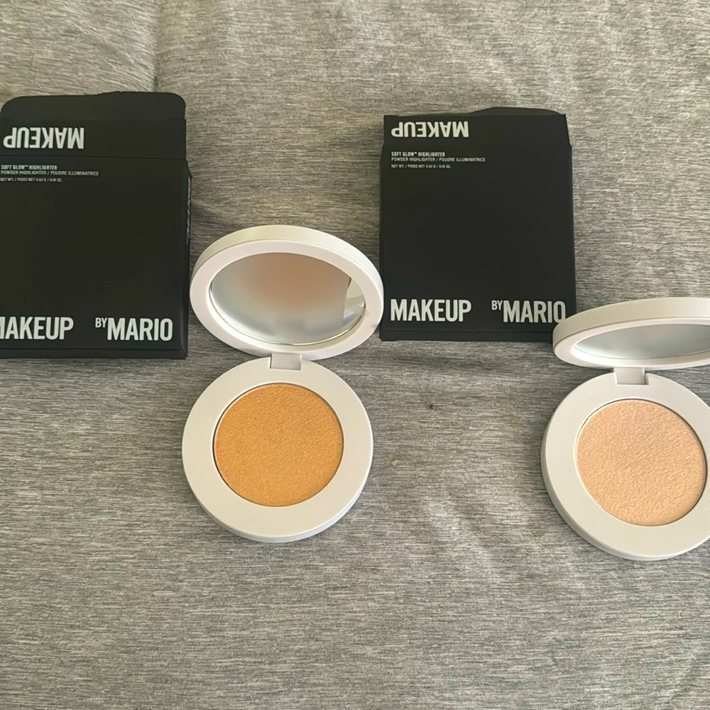 Makeup by Mario Soft Glow highlighters, brand new in the boxes. Great gift!